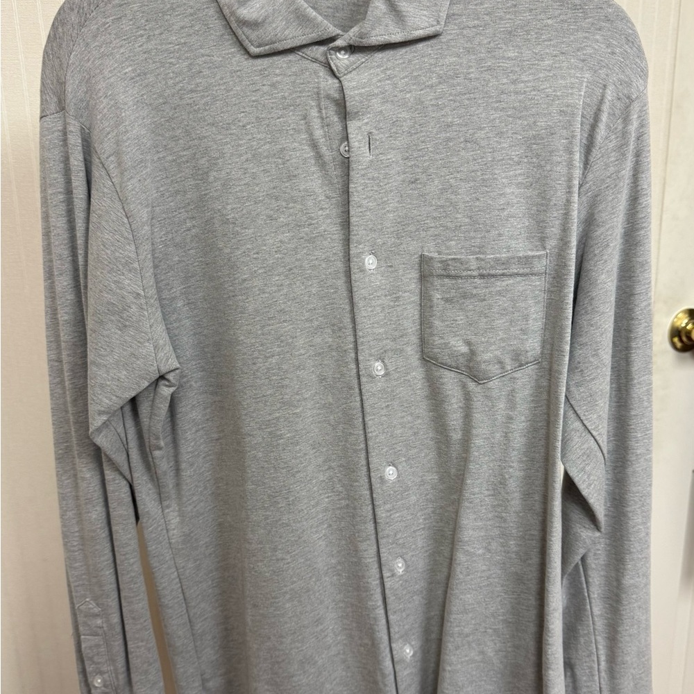 State & Liberty Men's Gray Flannel Shirt
